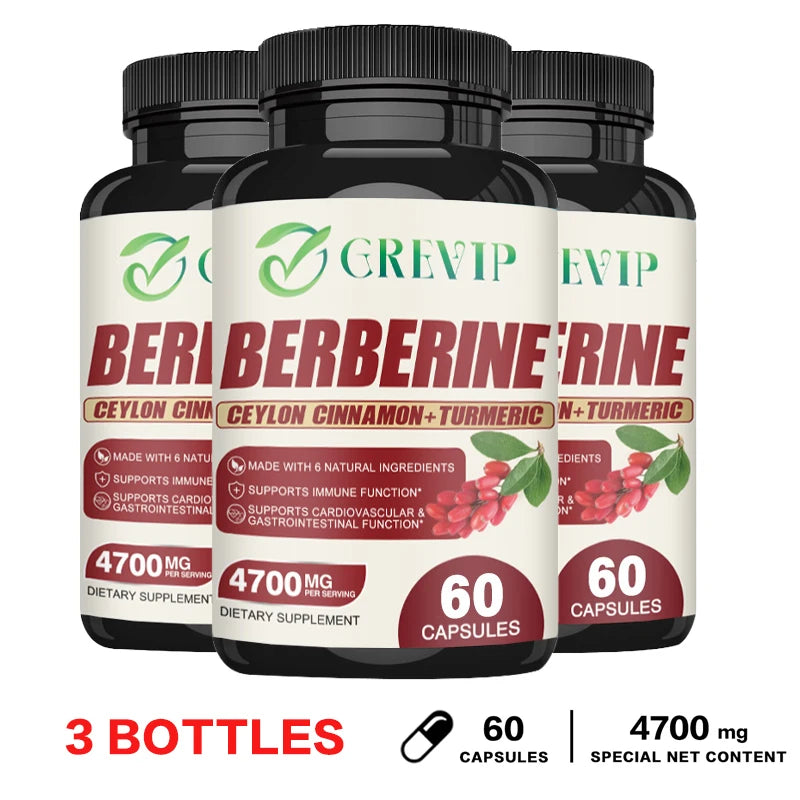 Natural Berberine Capsules for Weight Loss & Heart Health