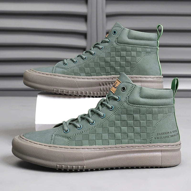 Men's Versatile Casual Sports Shoes | Retro Mid-Top Style