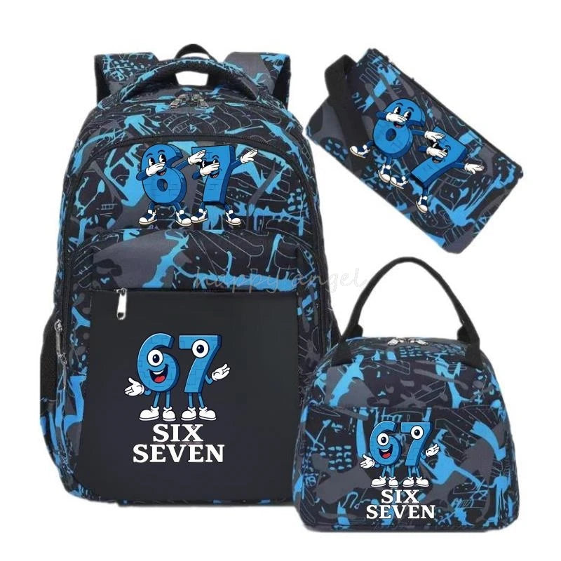 Camouflage Backpack Set with Lunch Bag | Stylish & Practical Rucksack