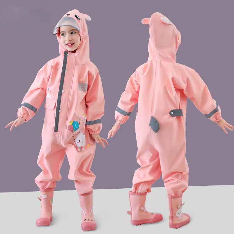 Kids Waterproof Dinosaur Raincoat | Perfect for Boys & Girls