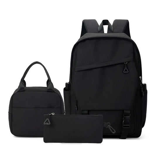 Versátil juego de mochila de 3 piezas para estudiantes y aventureros