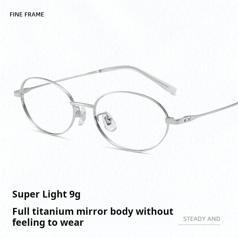 Retro Oval Prescription Glasses | Stylish Blue Light Blocking Eyewear