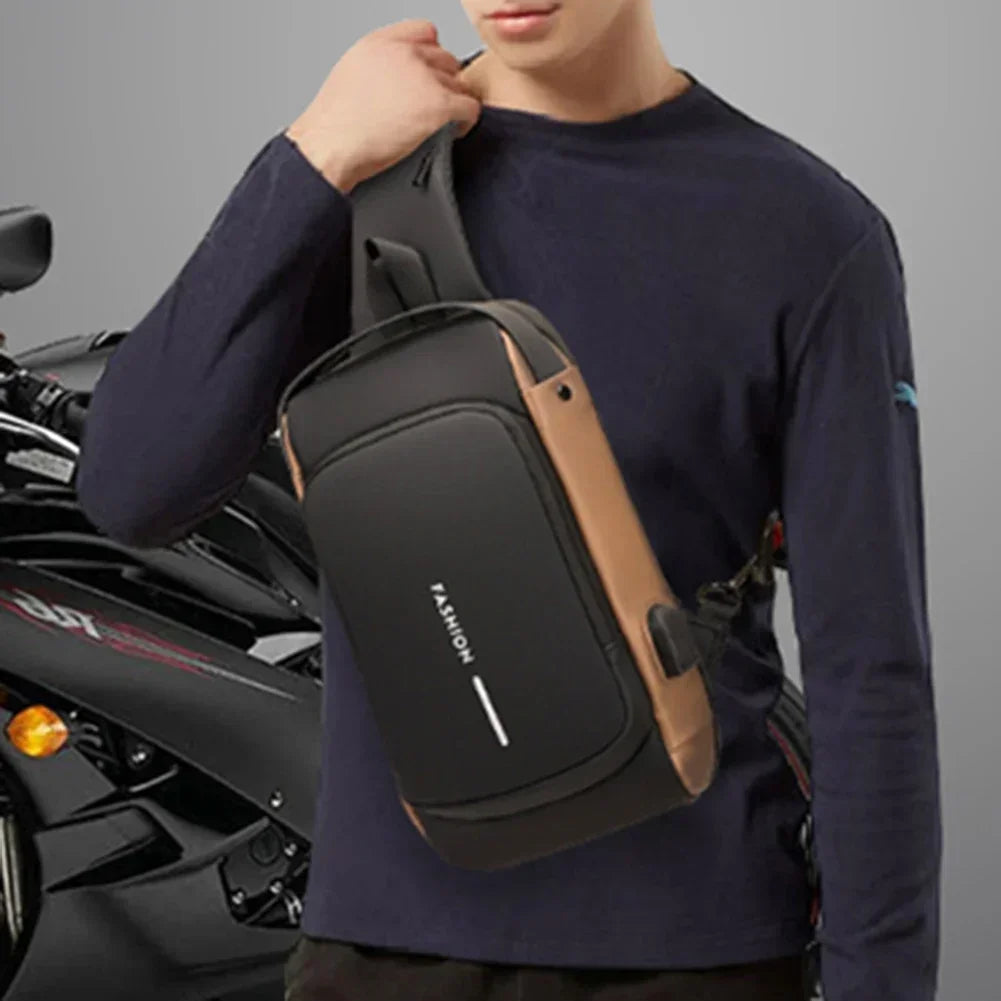 Multifunction Anti-theft USB Shoulder Bag | Stylish Crossbody Pack