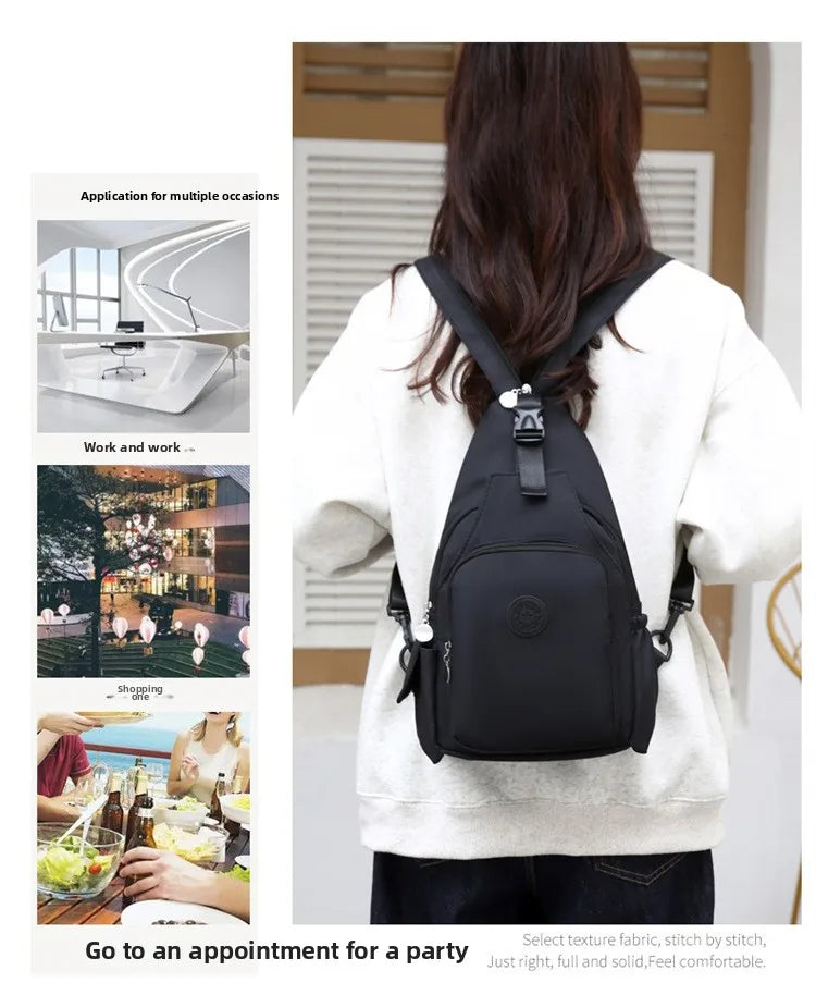 Casual Multi-Functional Nylon Chest Bag | Stylish and Practical