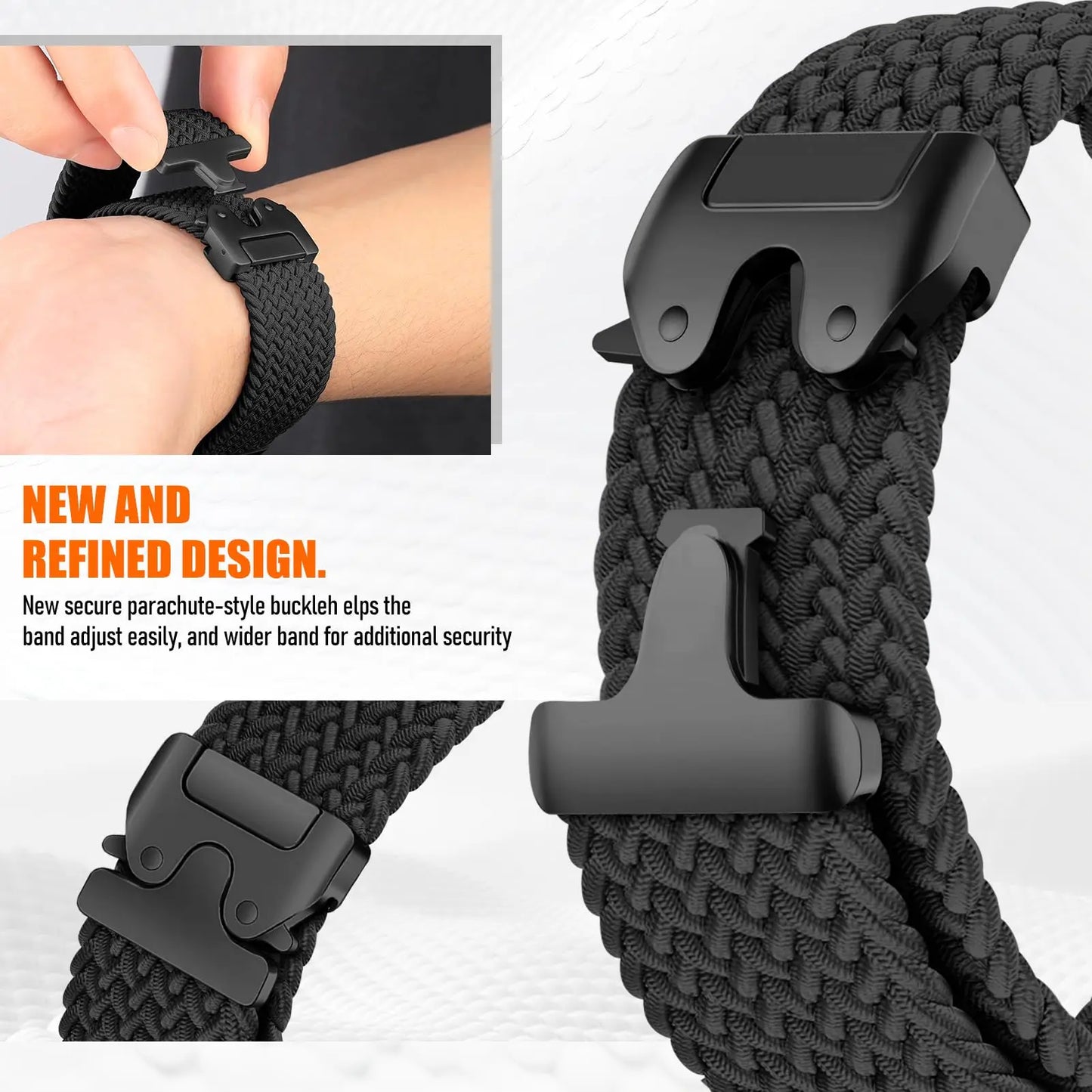 Braided Parachute Band for Galaxy Watch | Stylish & Durable Strap