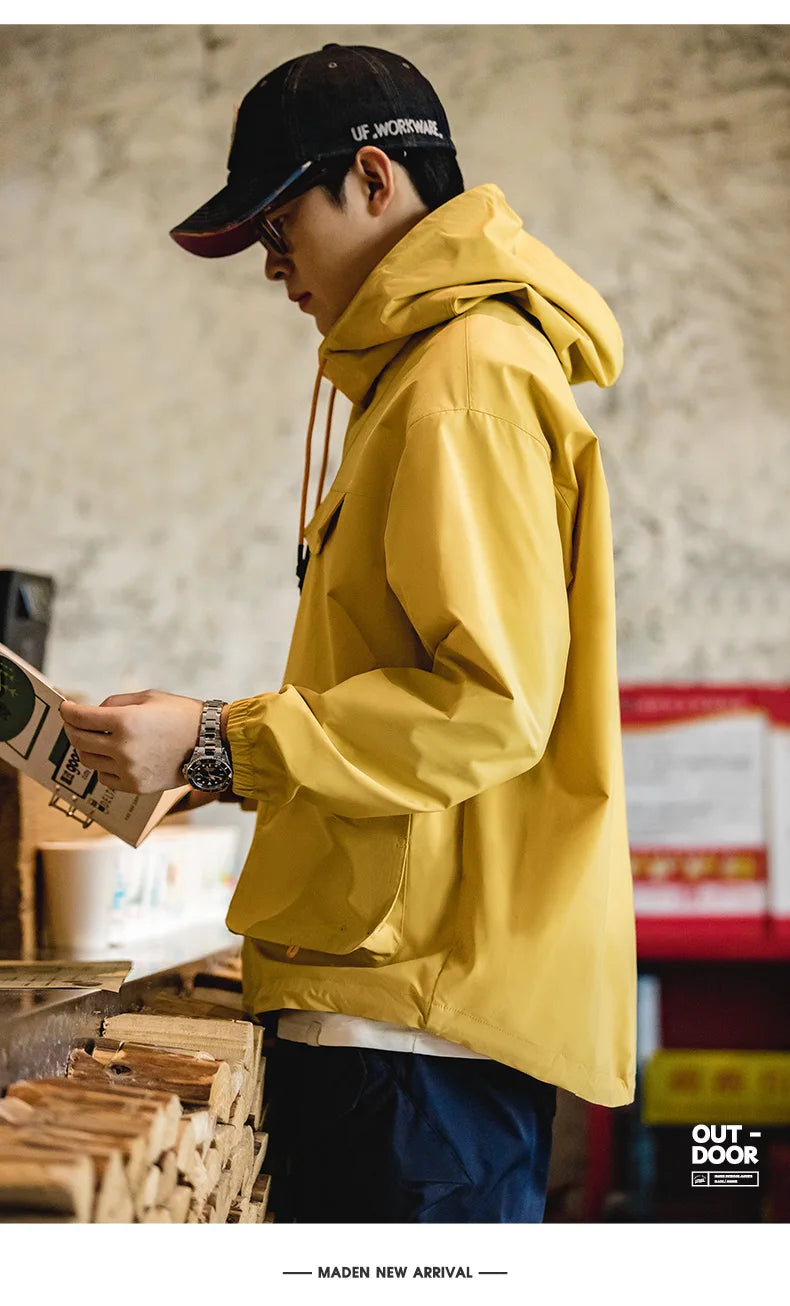 Men's Casual Multi-Pocket Hooded Jackets | Stylish Spring & Fall Wear