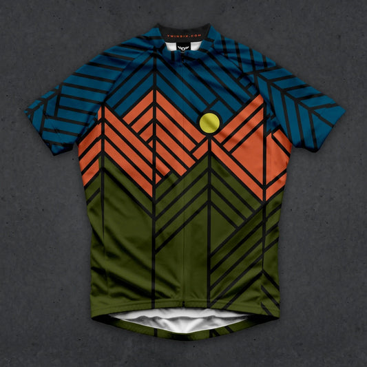 Men's Cycling Jersey | Quick Dry Summer MTB Top with Sun Protection
