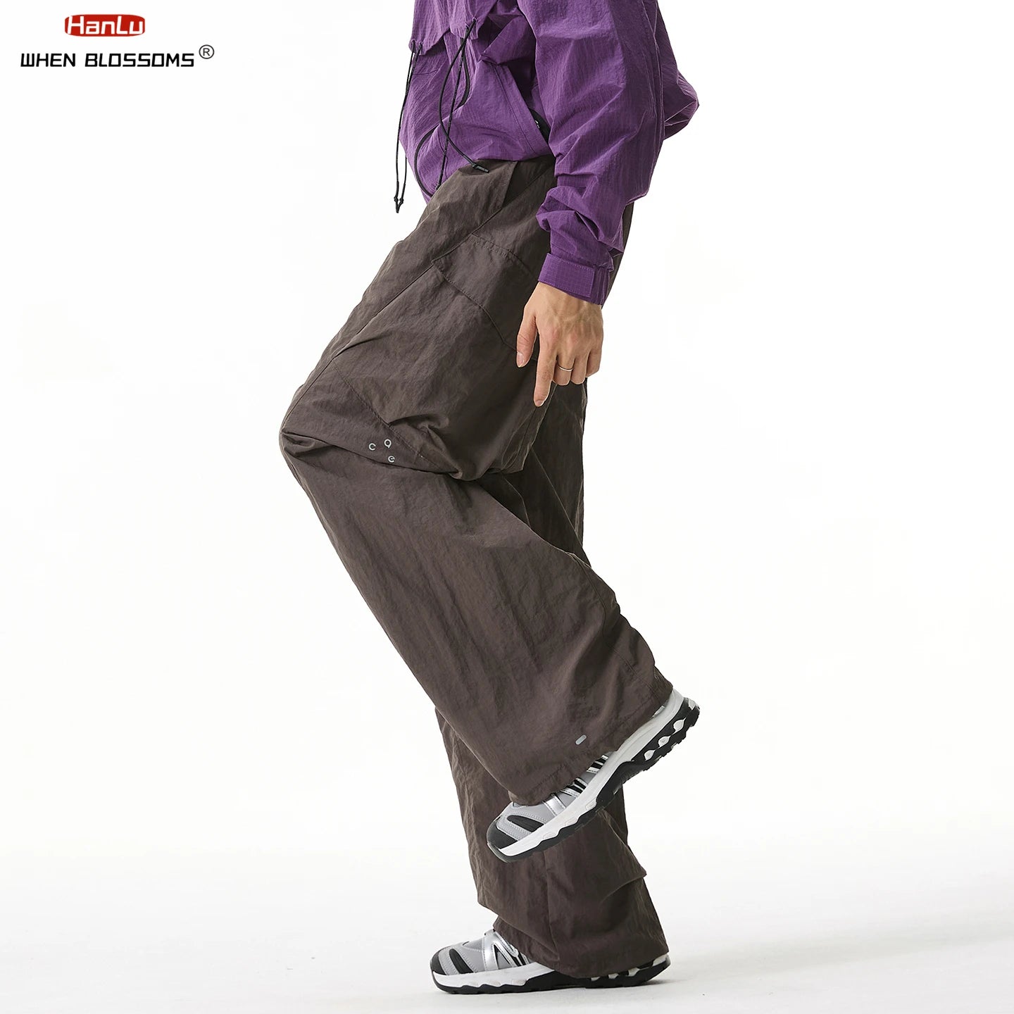Men's Water-Resistant Cargo Pants | Oversized Utility Trousers