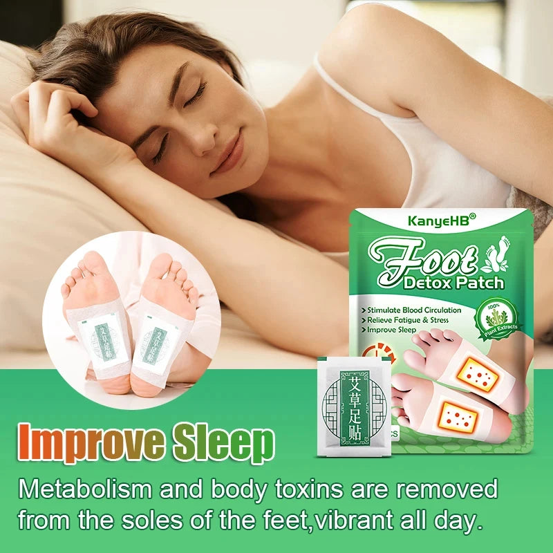 Detox Foot Patches | Natural Toxin Cleansing and Stress Relief