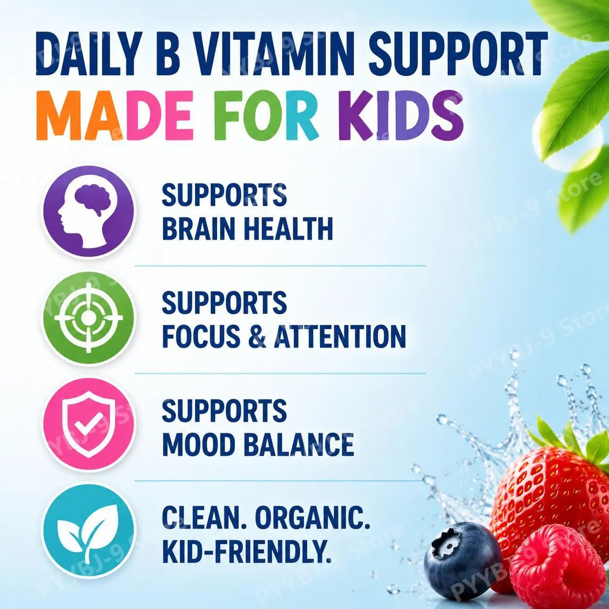 L-Methylfolate Kids Drops for Brain Development & Mood Balance