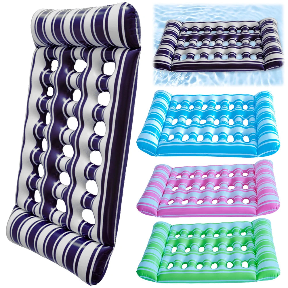 Inflatable Floating Bed for Relaxation | Water Sleep Lounger