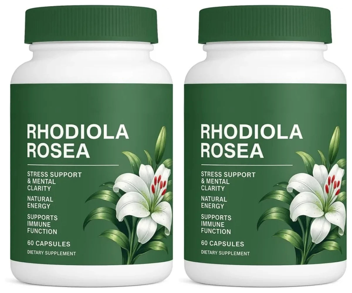 Rhodiola Rosea Capsules | Daily Energy & Mental Focus Support