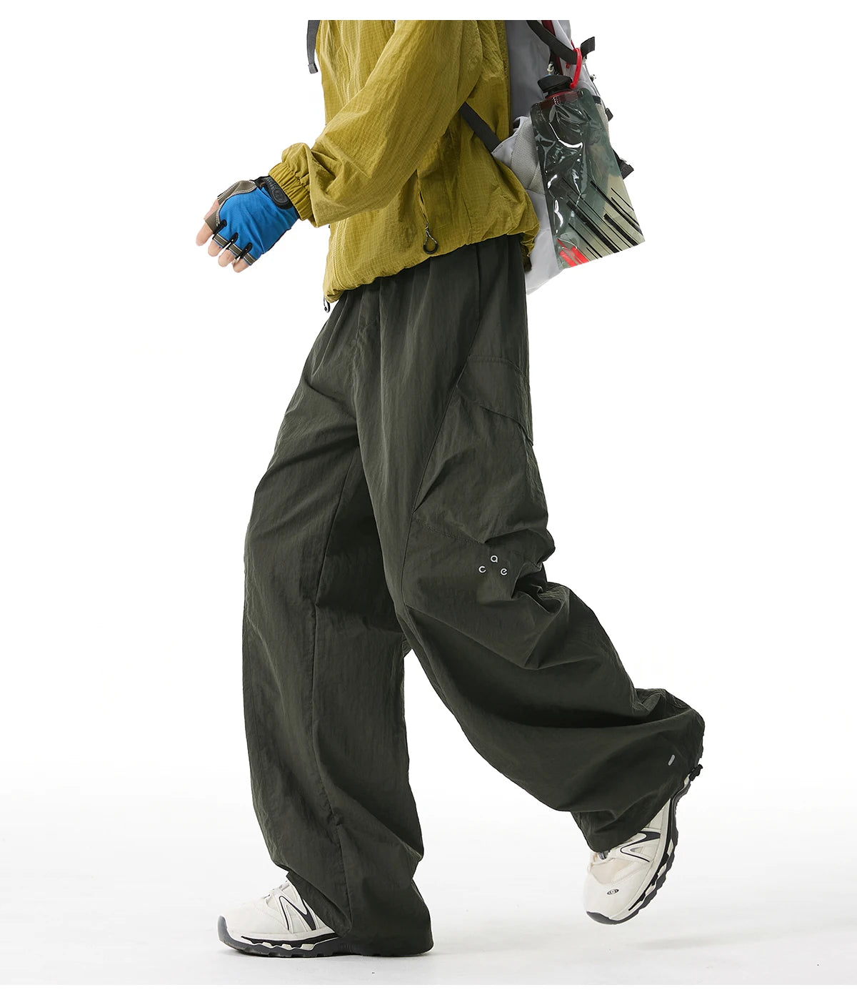 Men's Water-Resistant Cargo Pants | Oversized Utility Trousers
