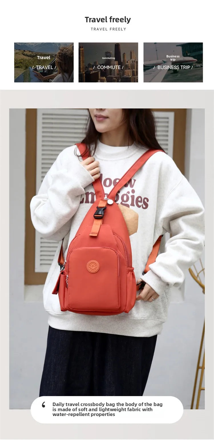 Casual Multi-Functional Nylon Chest Bag | Stylish and Practical