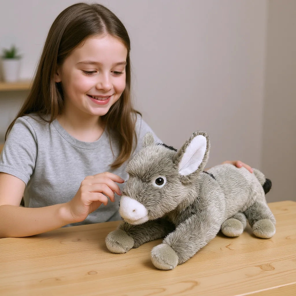 Large Plush Donkey Toy | Soft and Fluffy Giant Pillow for Kids