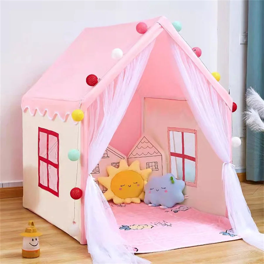 Portable Baby Play Tent | Indoor Outdoor Kids Teepee House