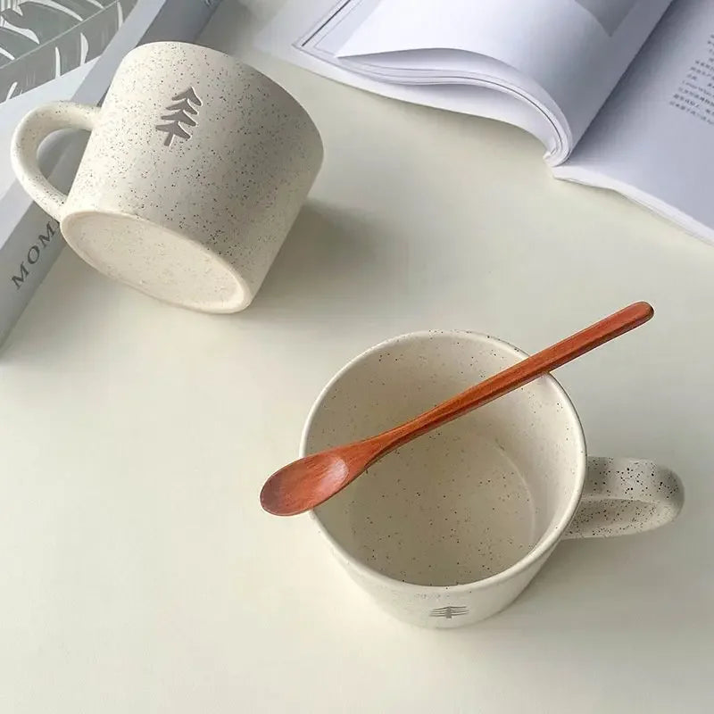 Kawaii Japanese Ceramic Mug | Cute Coffee & Tea Cup for Gifts
