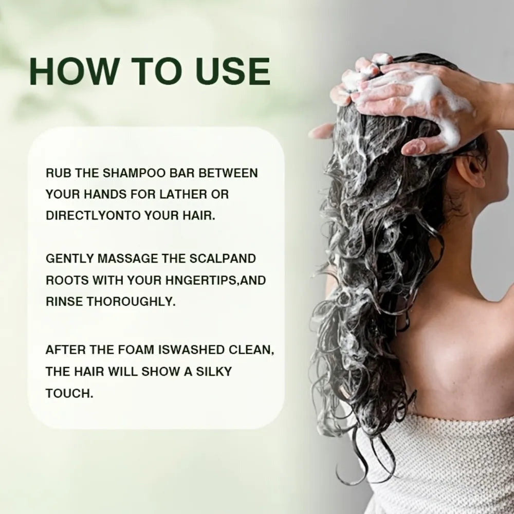 Natural Herbal Shampoo Soap | Nourishing Hair Care for All