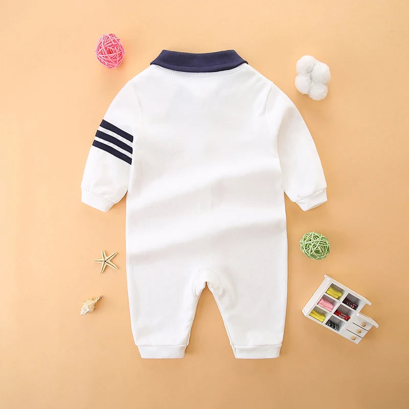 Baby Cotton Jumpsuit for Spring & Fall | Adorable Infant Attire