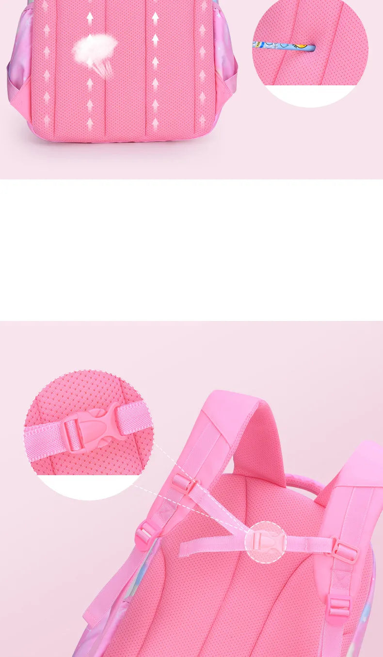 Stylish Pink School Backpack for Girls | Fashion Meets Functionality