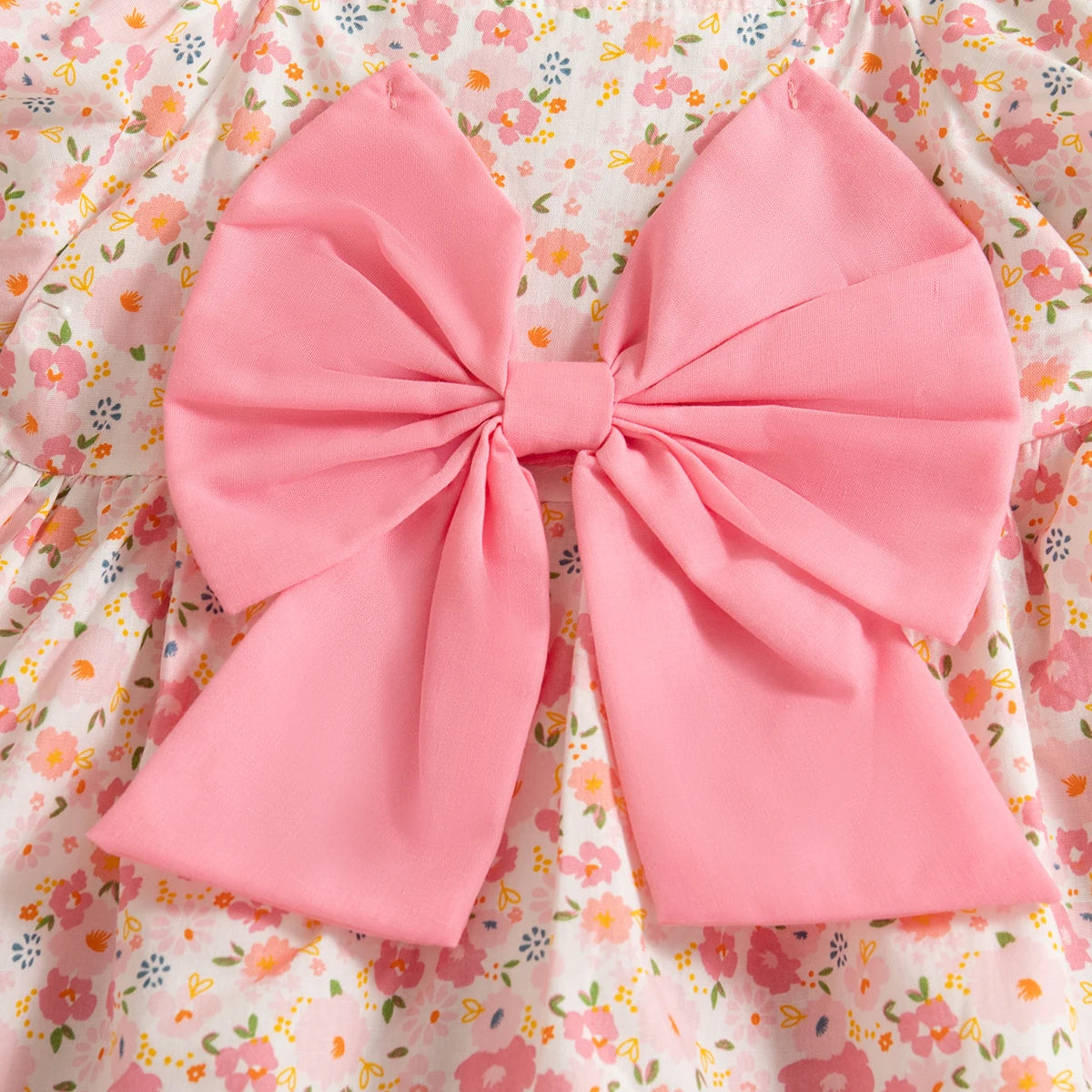 Adorable Summer Dresses for Girls | Cute Floral Bow Decoration