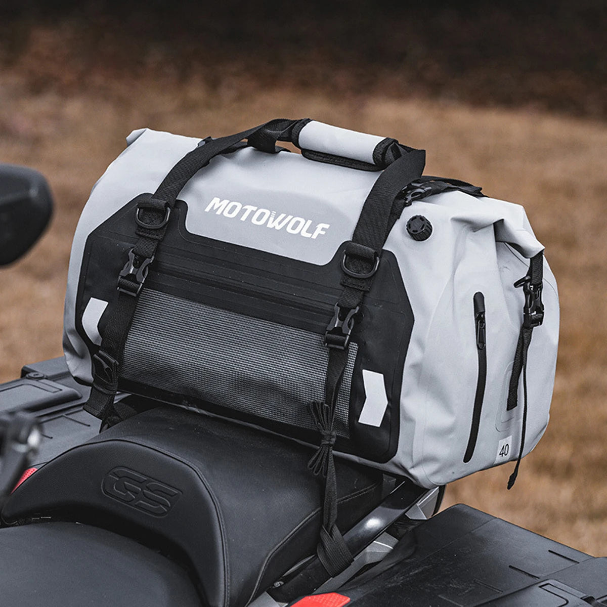 Waterproof Motorcycle Rear Seat Bag | Versatile Travel Duffel Bag