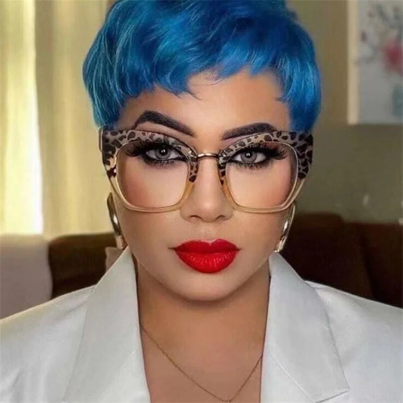 Stylish Oversized Anti Blue Light Reading Glasses for Women