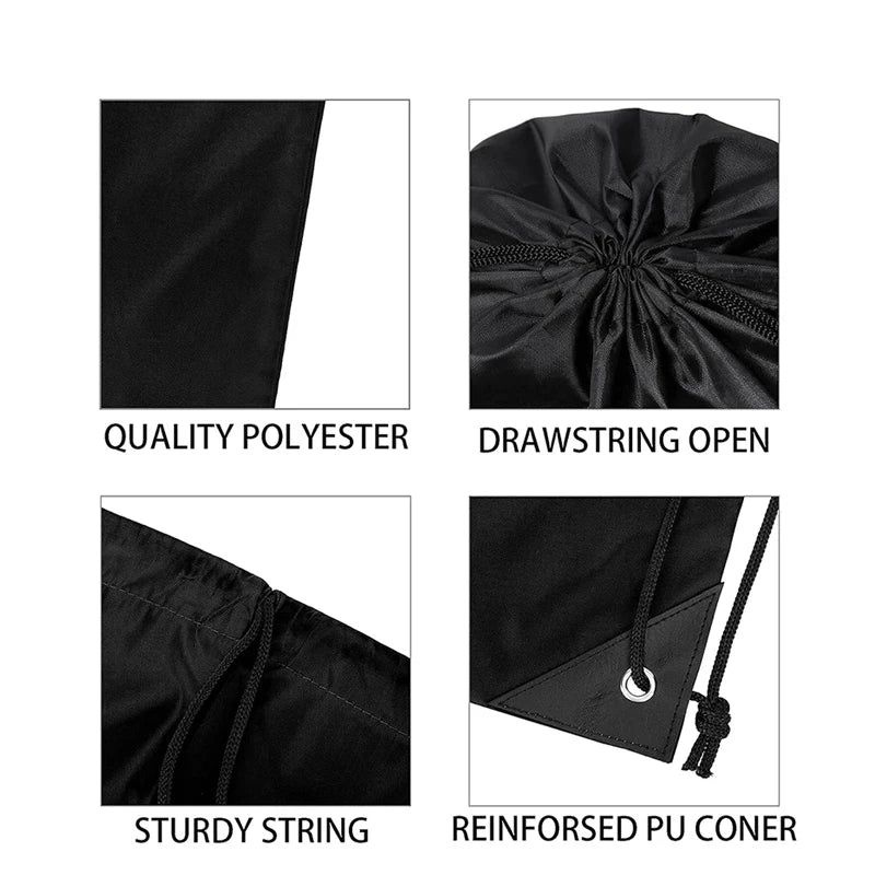 Unisex Drawstring Backpack | Lightweight & Water-Resistant Gym Bag