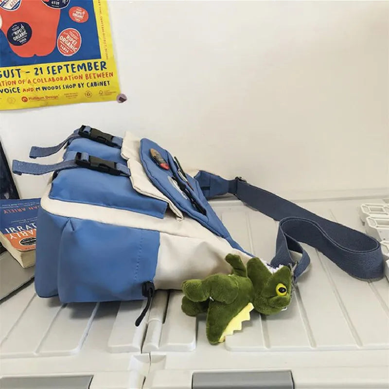 Bandolera de hombre moderna de gran capacidad | Ideal para estudiantes