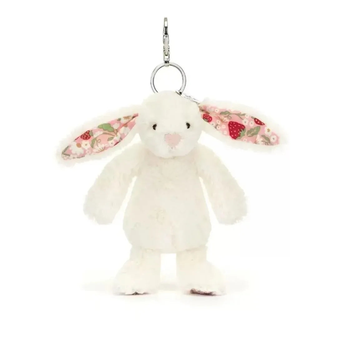 Cute White Dragon Plush Keychain | Soft Stuffed Animal Charm