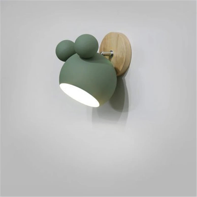 Nordic Mickey Wall Lamp | Lovely Children's Room Lighting