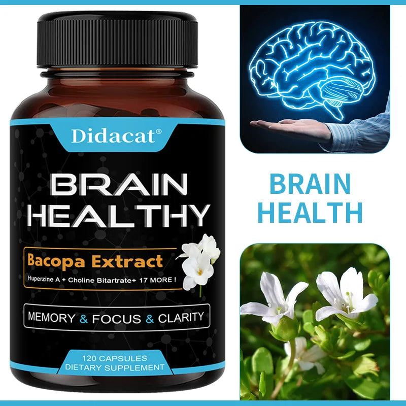 Bacopa Brain Booster | Enhance Memory & Mental Clarity