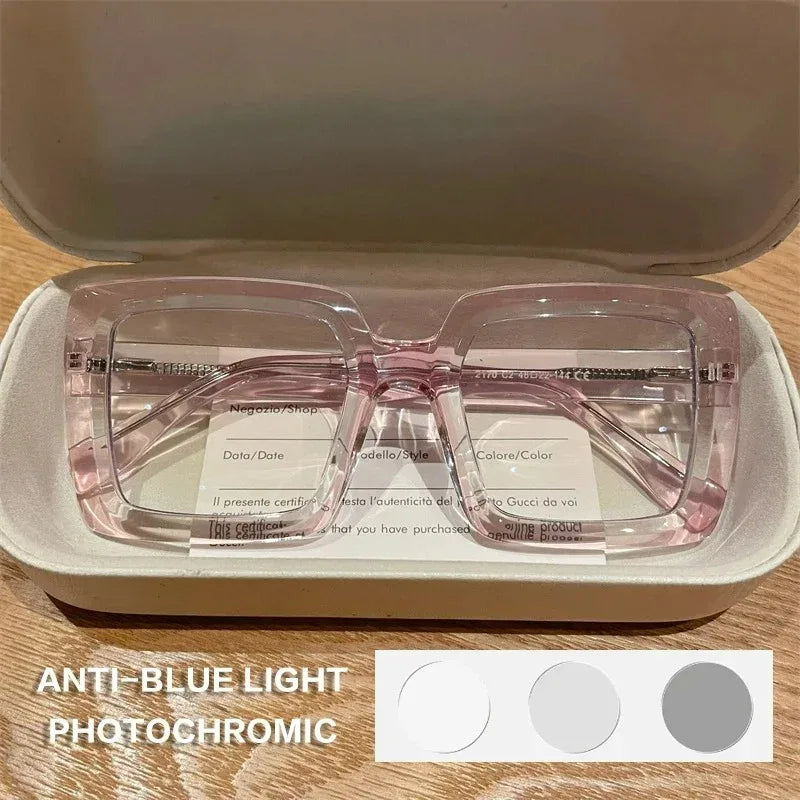 Progressive Photochromic Reading Glasses | Stylish Anti Blue Ray Eyewear