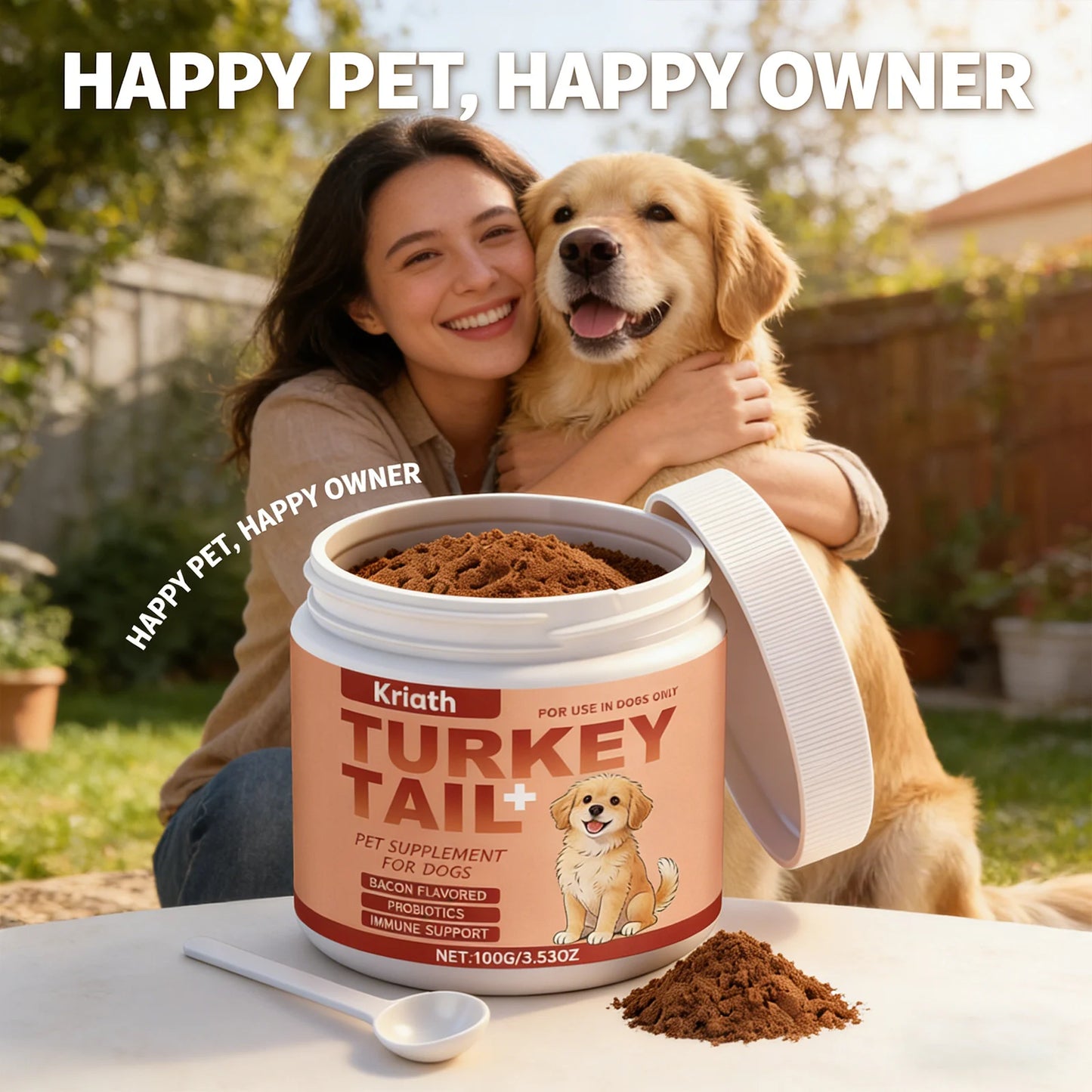 Pet Nutritional Supplements Bacon Flavor for Joint & Digestive Health