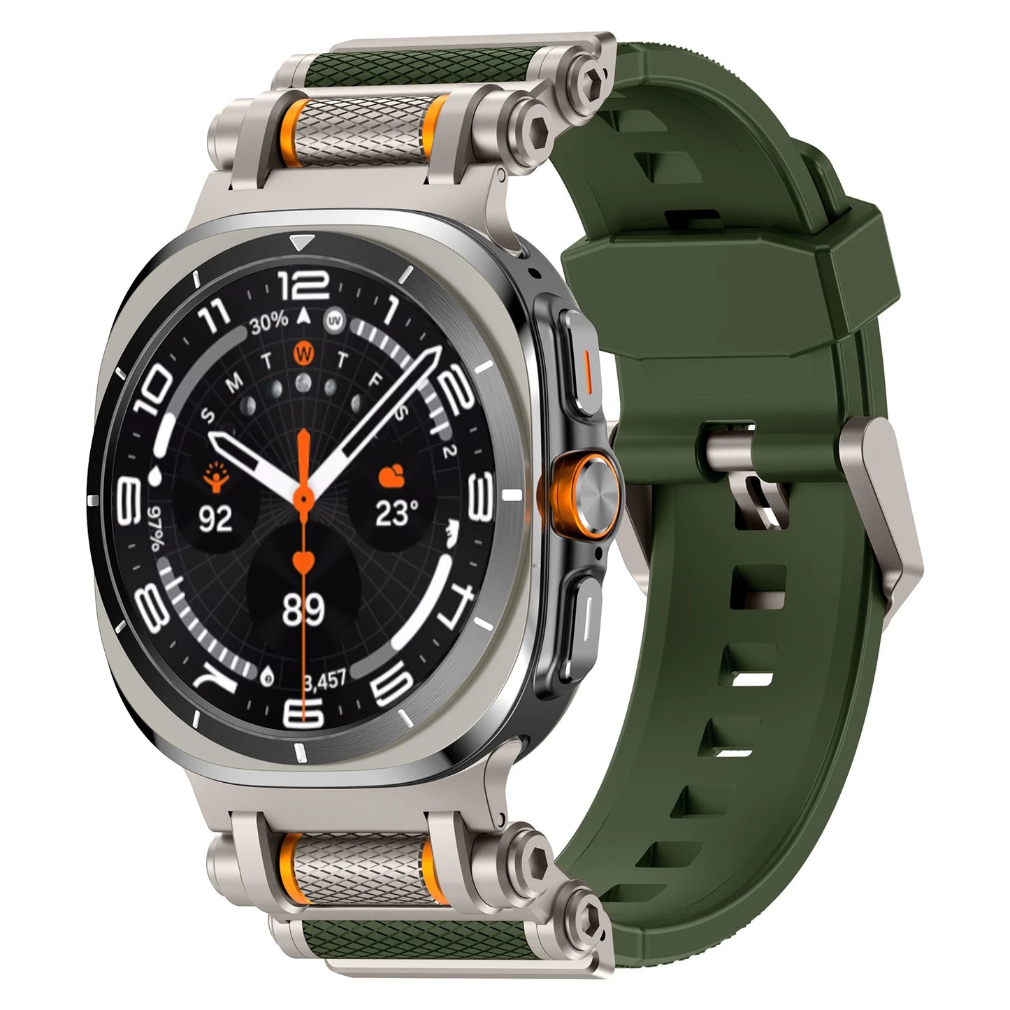 Luxury Silicone Sport Band for Galaxy Watch Ultra 47mm | No Gaps Design