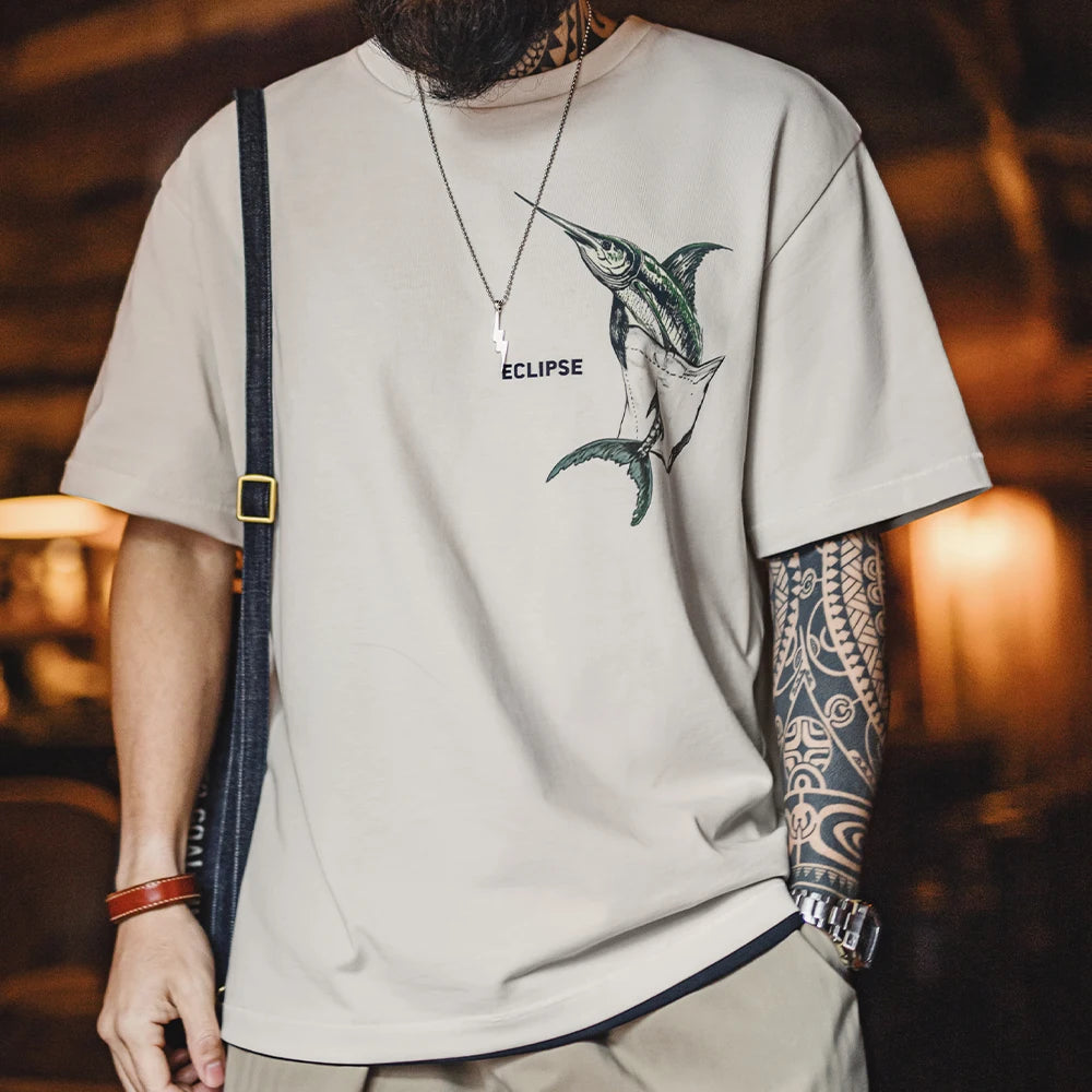 Men's Casual Printed Short Sleeve T-Shirt | Summer Comfort Tee