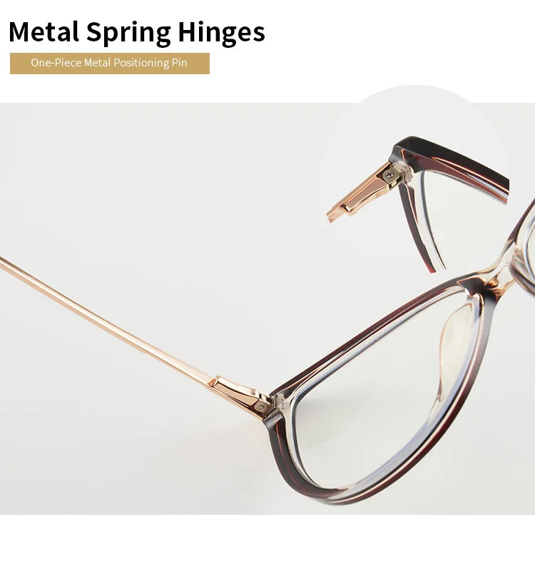 Stylish Handmade Cat Eye Prescription Glasses for Women