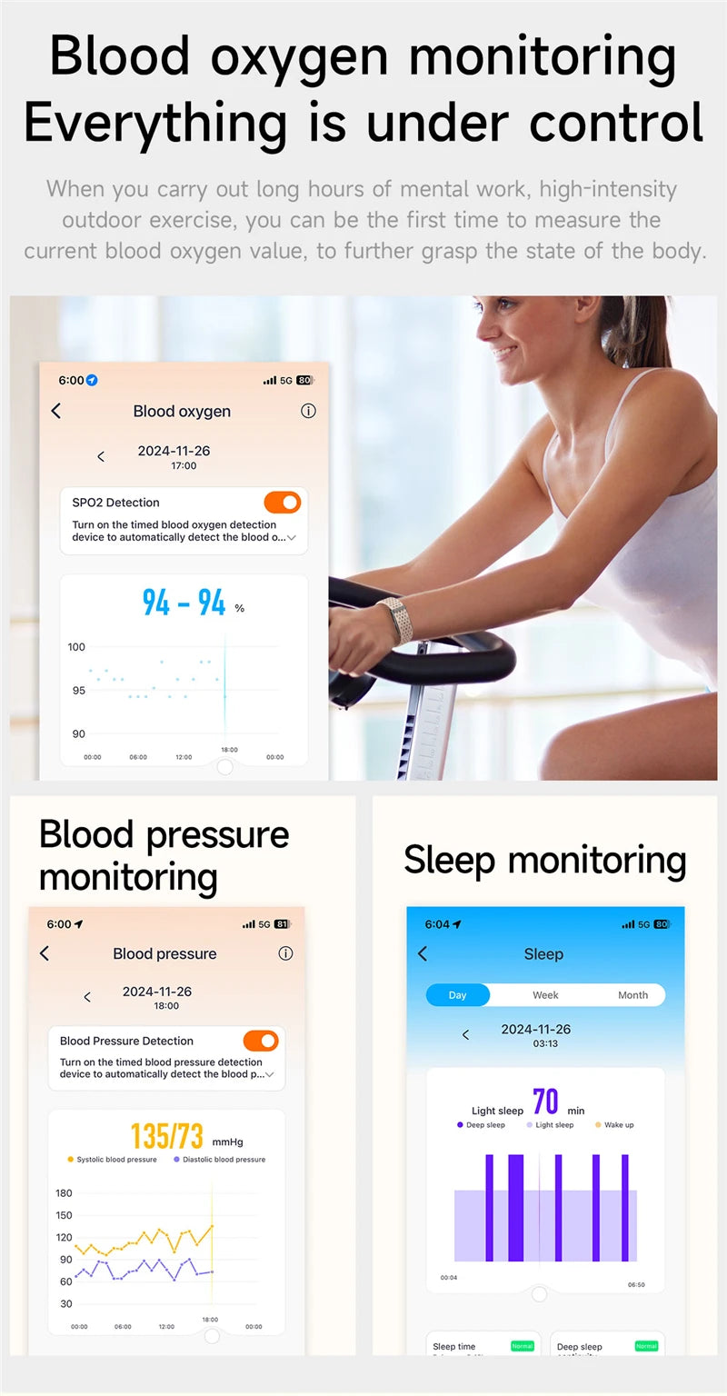 No Screen Smart Watch | Waterproof Fitness Tracker for All