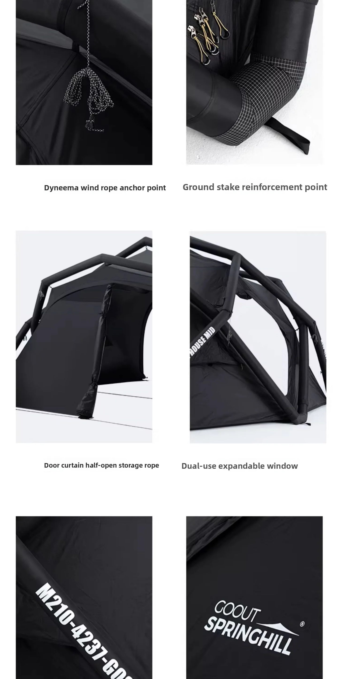 Portable Inflatable Ball Tent for Outdoor Camping | Heavy Rain Shelter