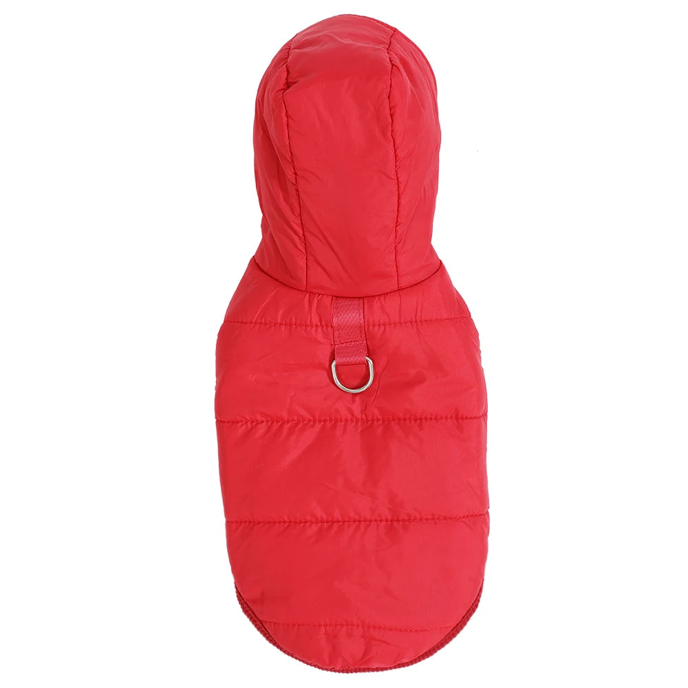 Winter Fleece Pet Jacket | Warm Waterproof Hoodie for Cats & Dogs