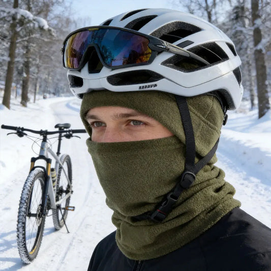 Conjunto de pasamontañas polar de invierno unisex | Gorro y bufanda térmica versátil