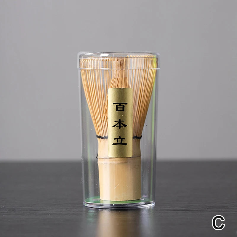 Juego completo de té Matcha con batidor de bambú y accesorios