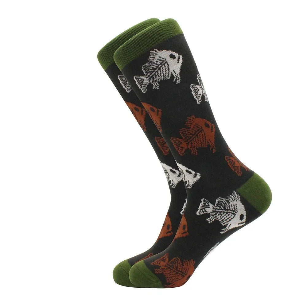 Funny Mid-Top Unisex Socks | Unique Hip Hop Shark Design