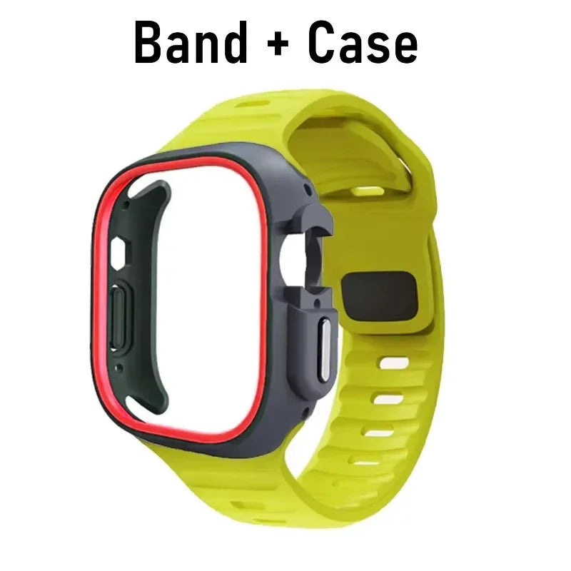 Versatile TPU Case & Silicone Strap for Smartwatches