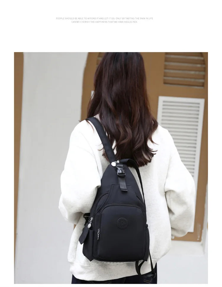 Casual Multi-Functional Nylon Chest Bag | Stylish and Practical