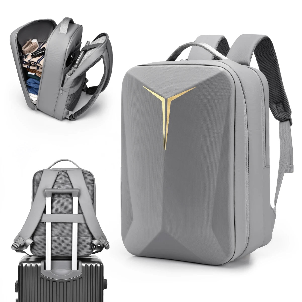 Versatile Hard-Shell Gaming Backpack | Stylish Travel & Laptop Bag