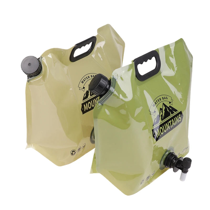 Portable 0.8L Water Bag for Camping & Travel | Compact Water Container