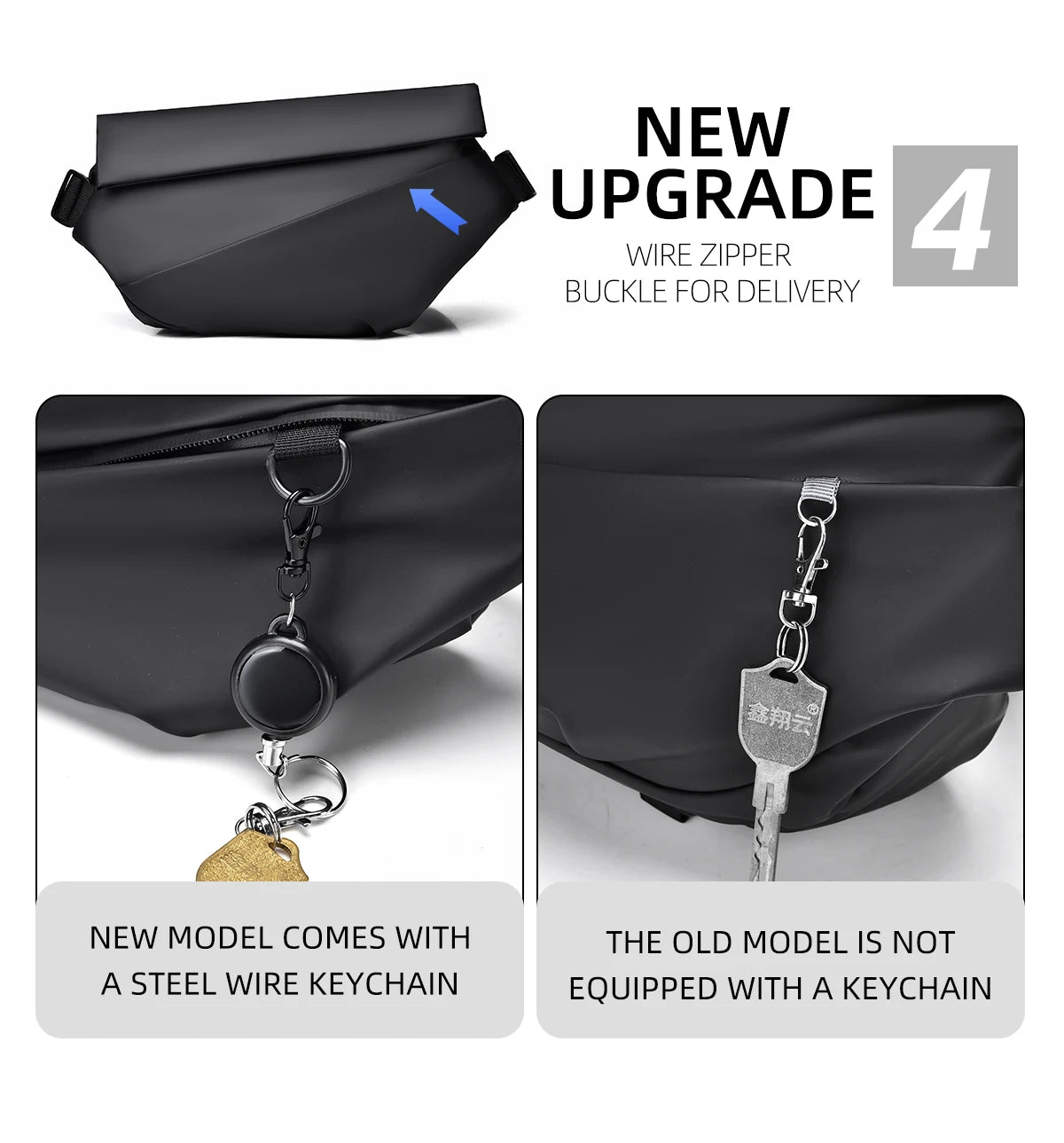 Men's Waterproof Sling Bag | Casual Crossbody Chest Bag
