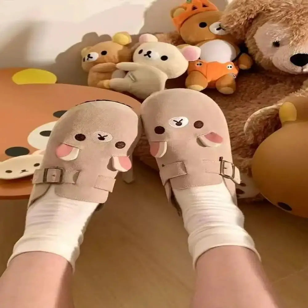 Cute Cartoon Women’s Thick Sole Slippers | Cozy Indoor Footwear