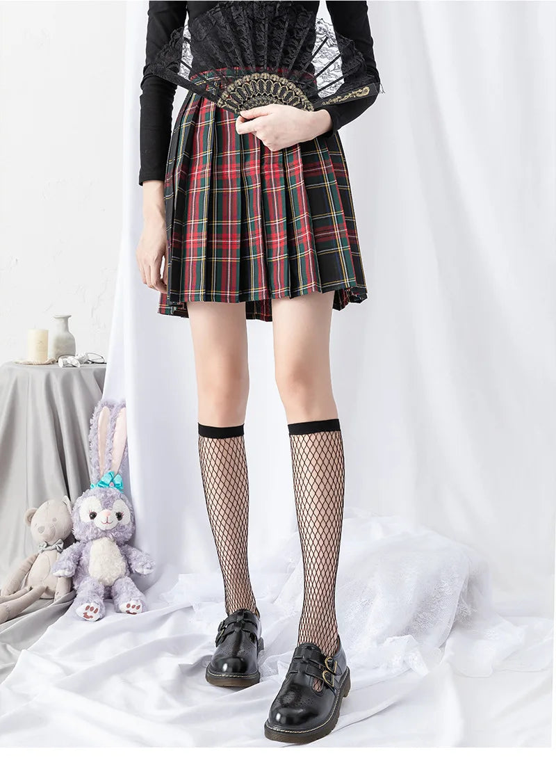 Stylish Mesh Fishnet Stockings for Women | Fashionable Knee Socks